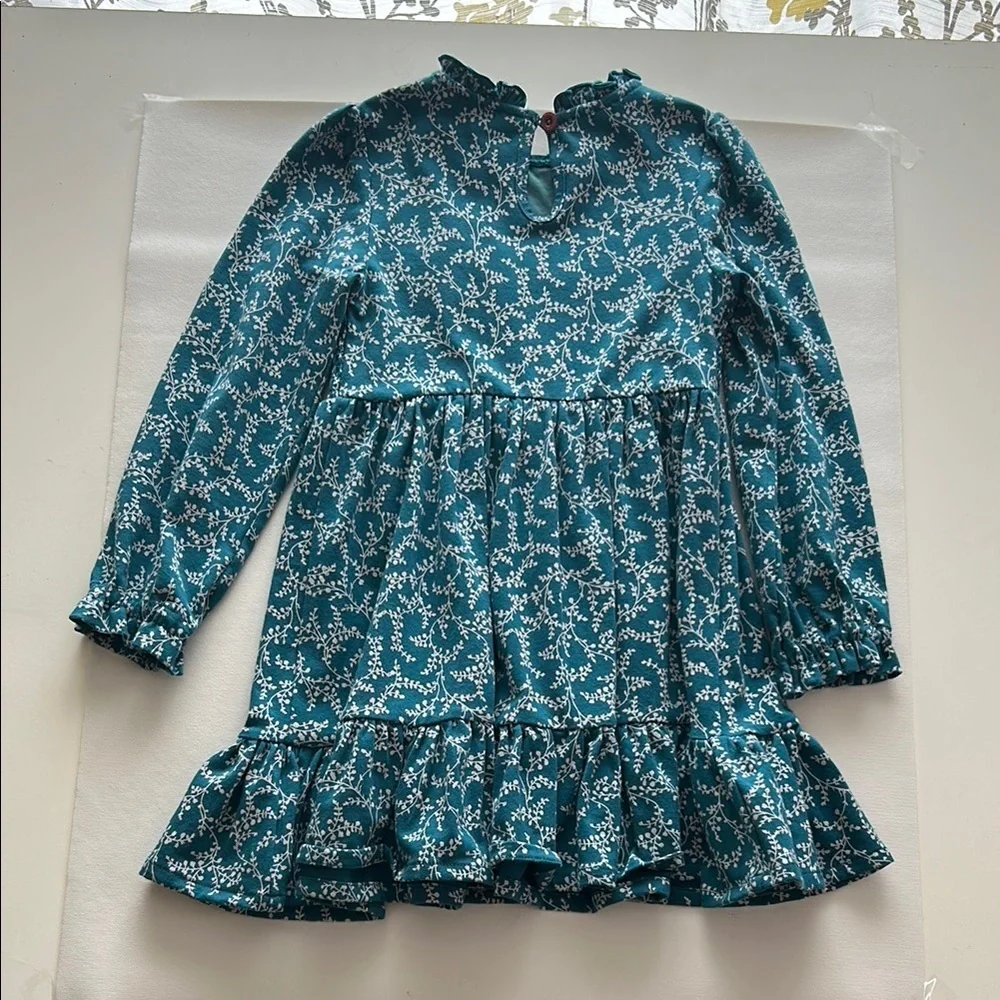 Matilda Jane Just Imagine Zoe Floral Smocked Long Sleeve Girls Dress NWT Size 4